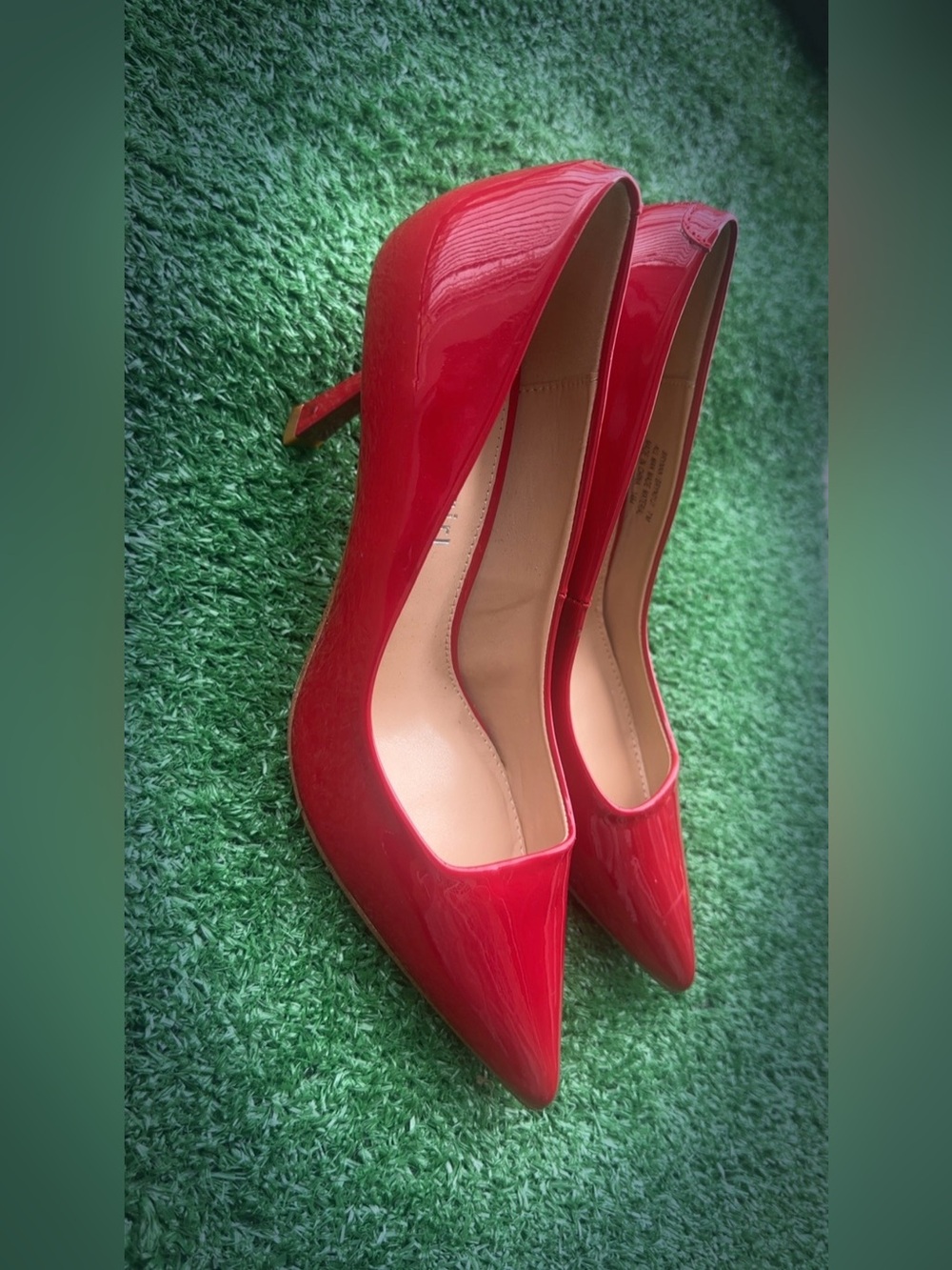 Madden Girl Red Patent Pointed Toe Stilettos